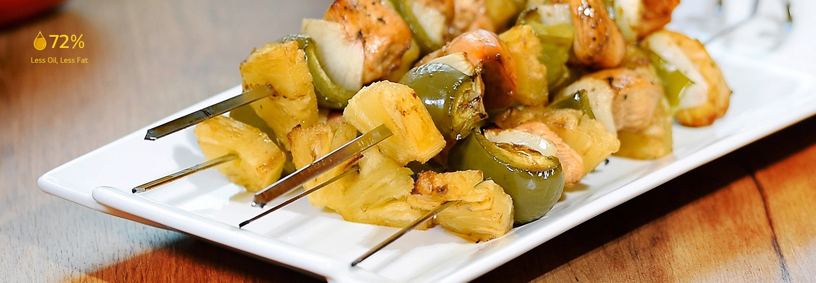 Image of skewered dishes made of various vegetables