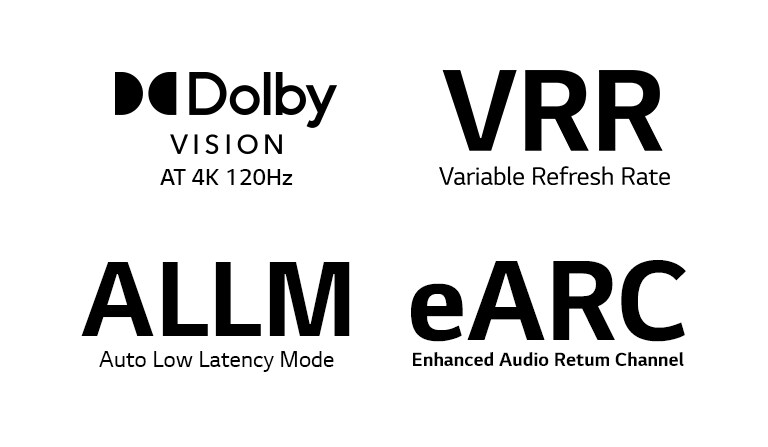 The mark of 4K Gaming up to 120fps<br loading=