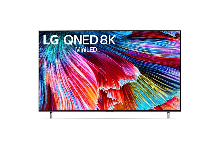 A product image of QNED 8K TV.