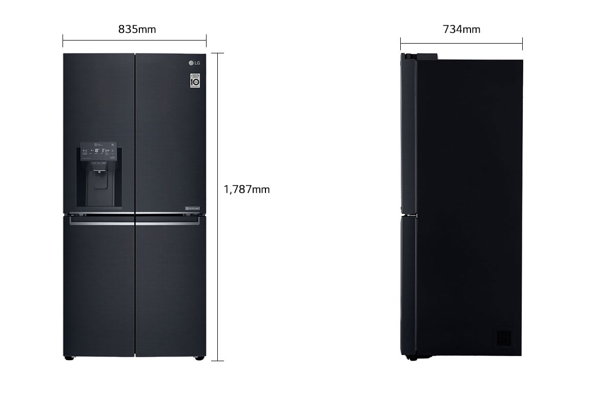 lg fridge standard size